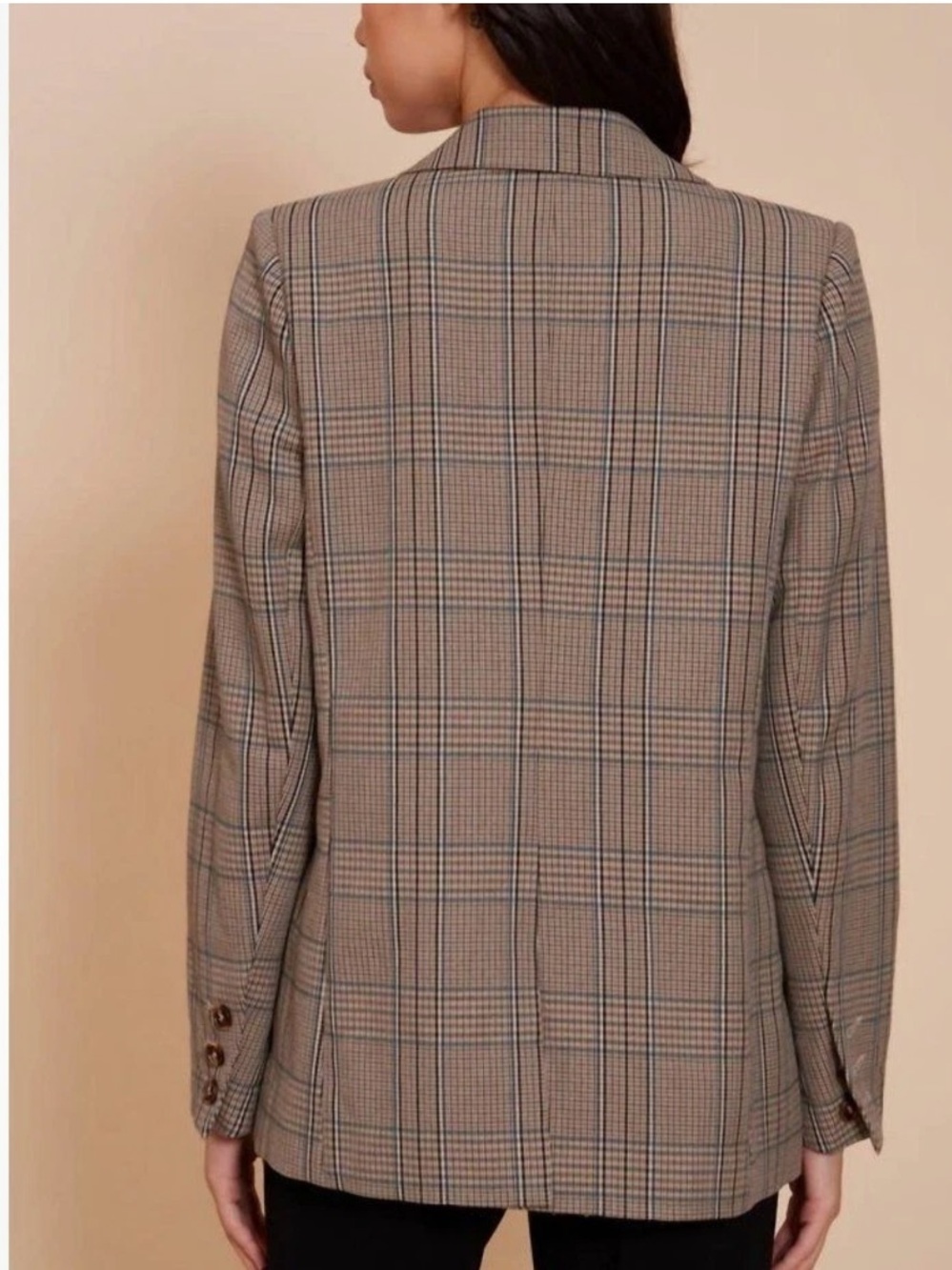 Lucy Paris Women’s Sherlock Plaid Blazer Plaid Size S - Picture 3 of 9